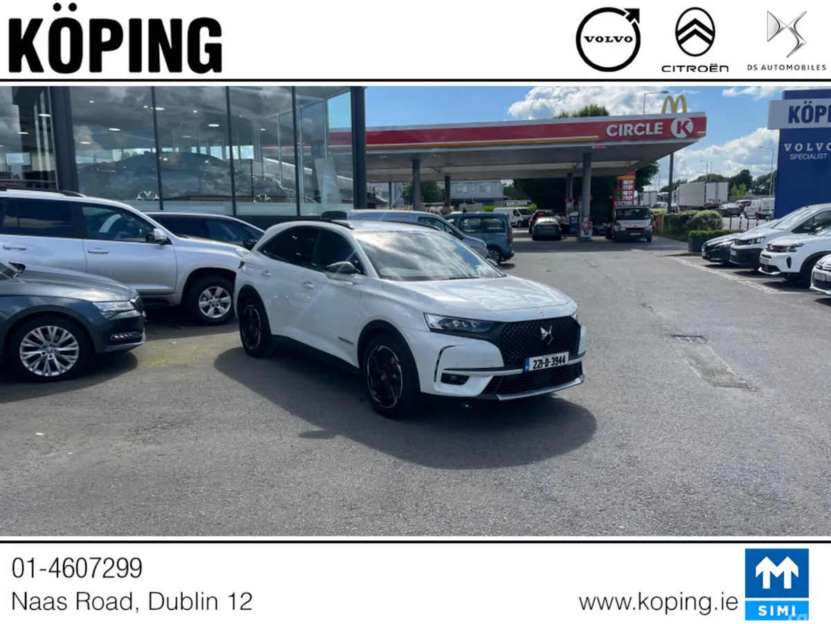 DS Automobiles DS 7 Crossback MPV, Petrol Plug-in Hybrid, 2022, White
