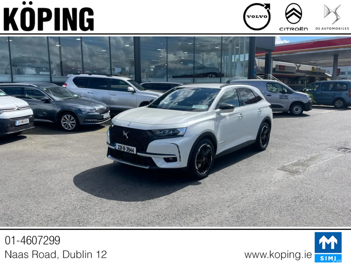 DS Automobiles DS 7 Crossback MPV, Petrol Plug-in Hybrid, 2022, White