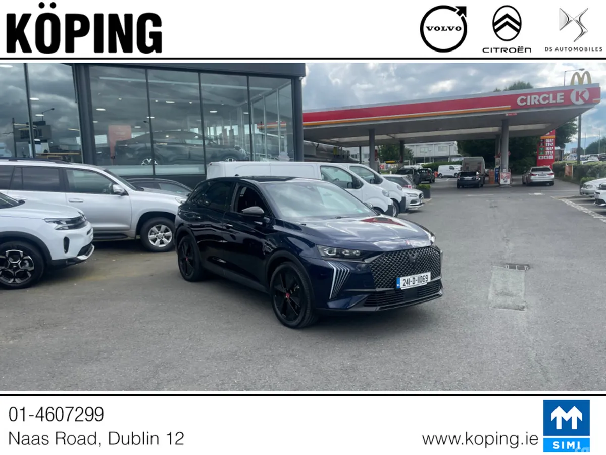 DS Automobiles DS 7 Crossback SUV, Petrol Plug-in Hybrid, 2024, Blue