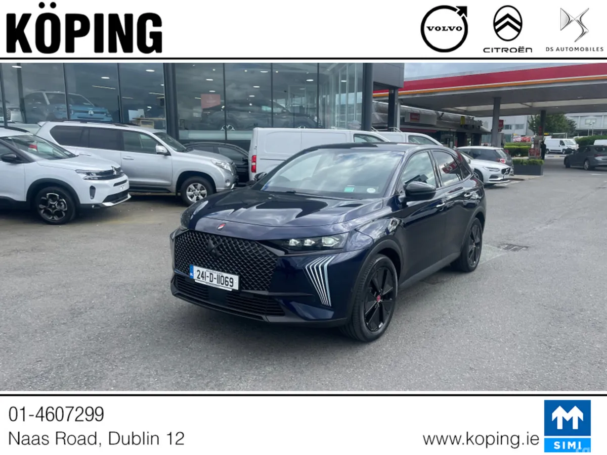 DS Automobiles DS 7 Crossback SUV, Petrol Plug-in Hybrid, 2024, Blue