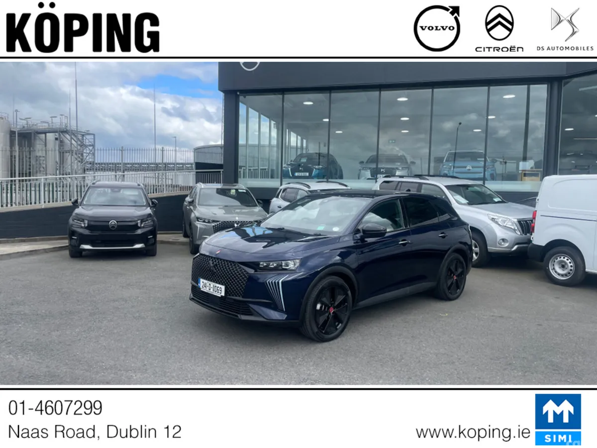 DS Automobiles DS 7 Crossback SUV, Petrol Plug-in Hybrid, 2024, Blue