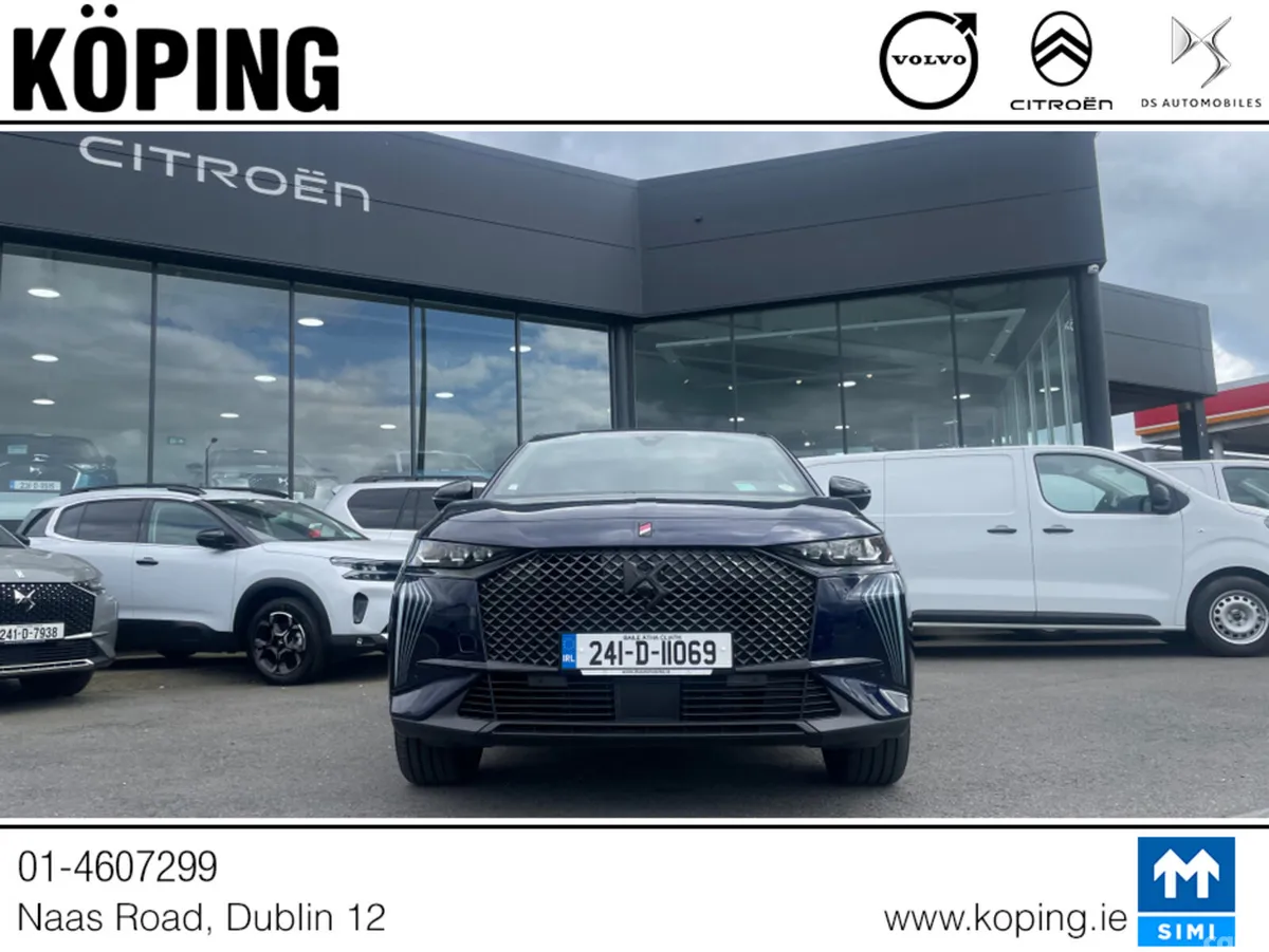 DS Automobiles DS 7 Crossback SUV, Petrol Plug-in Hybrid, 2024, Blue