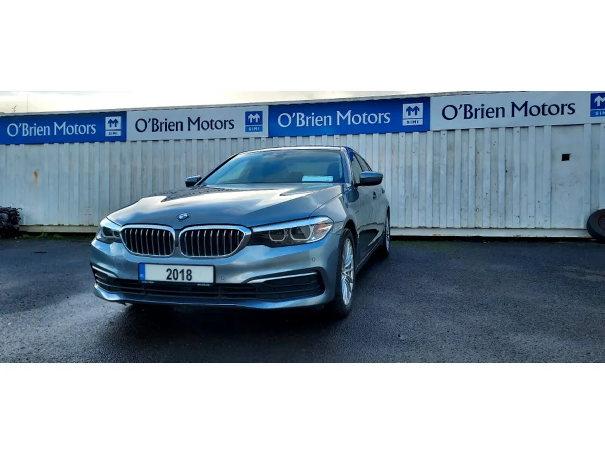 BMW 5-Series Saloon, Petrol Plug-in Hybrid, 2018, Blue