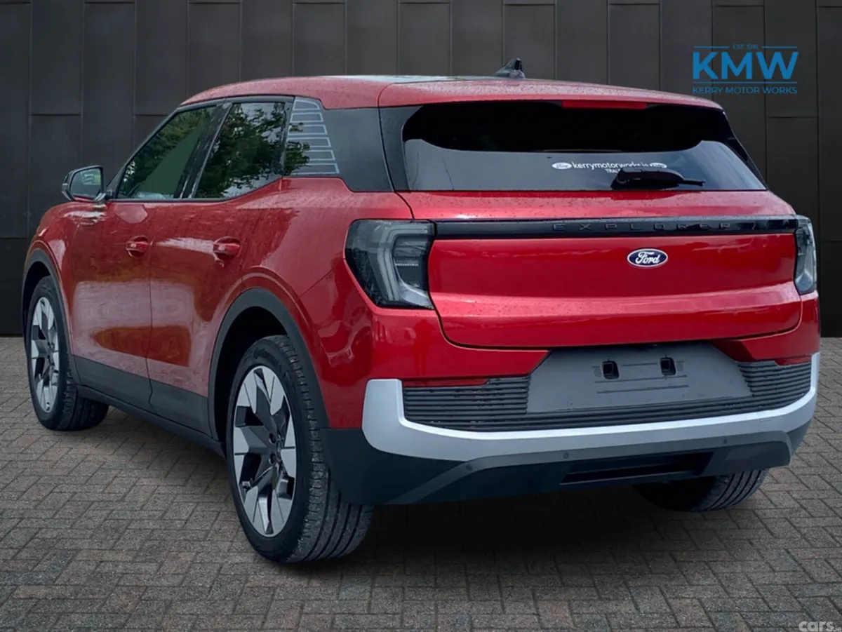 Ford Explorer SUV, Electric, 2026, Red