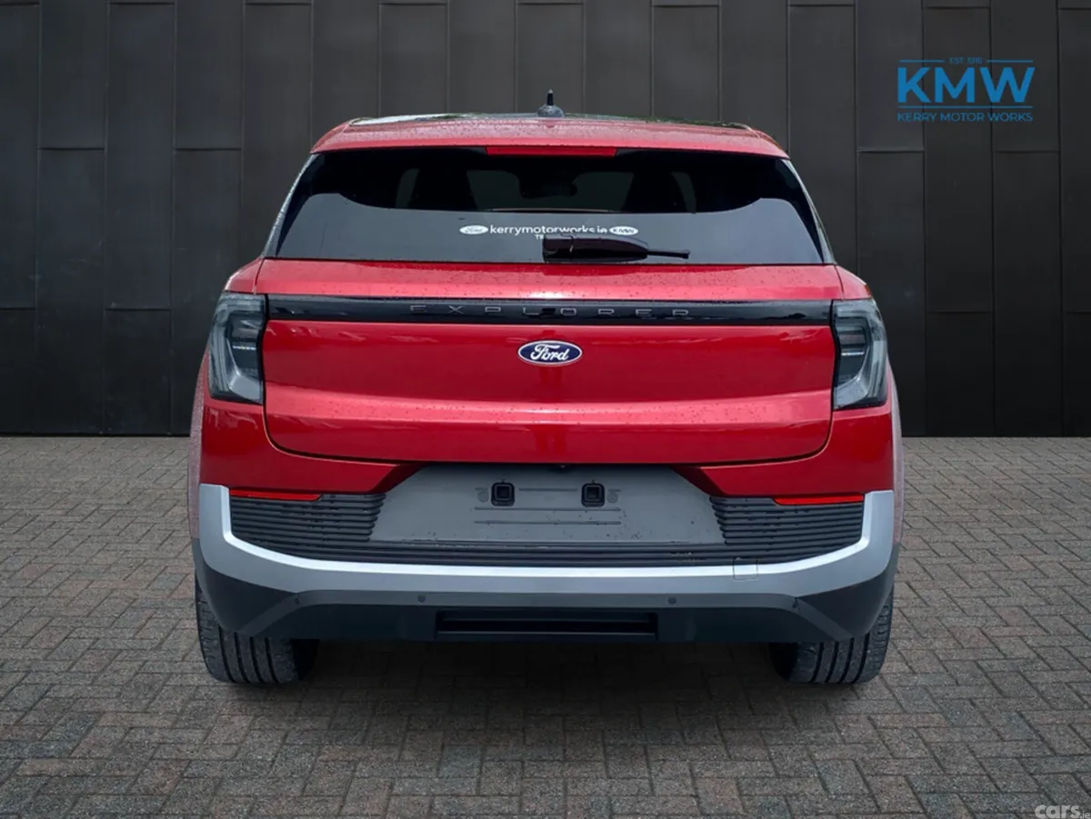 Ford Explorer SUV, Electric, 2026, Red
