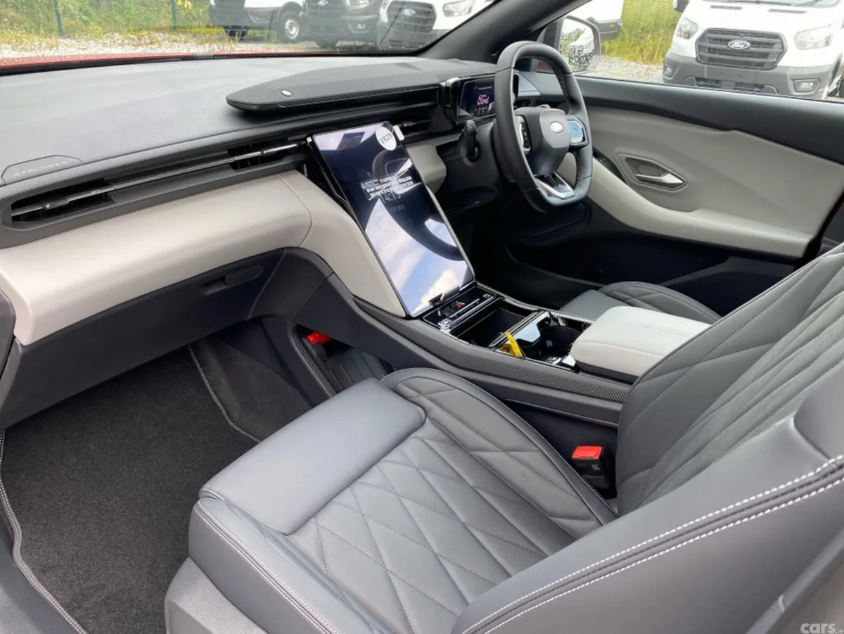 Ford Explorer SUV, Electric, 2026, Red