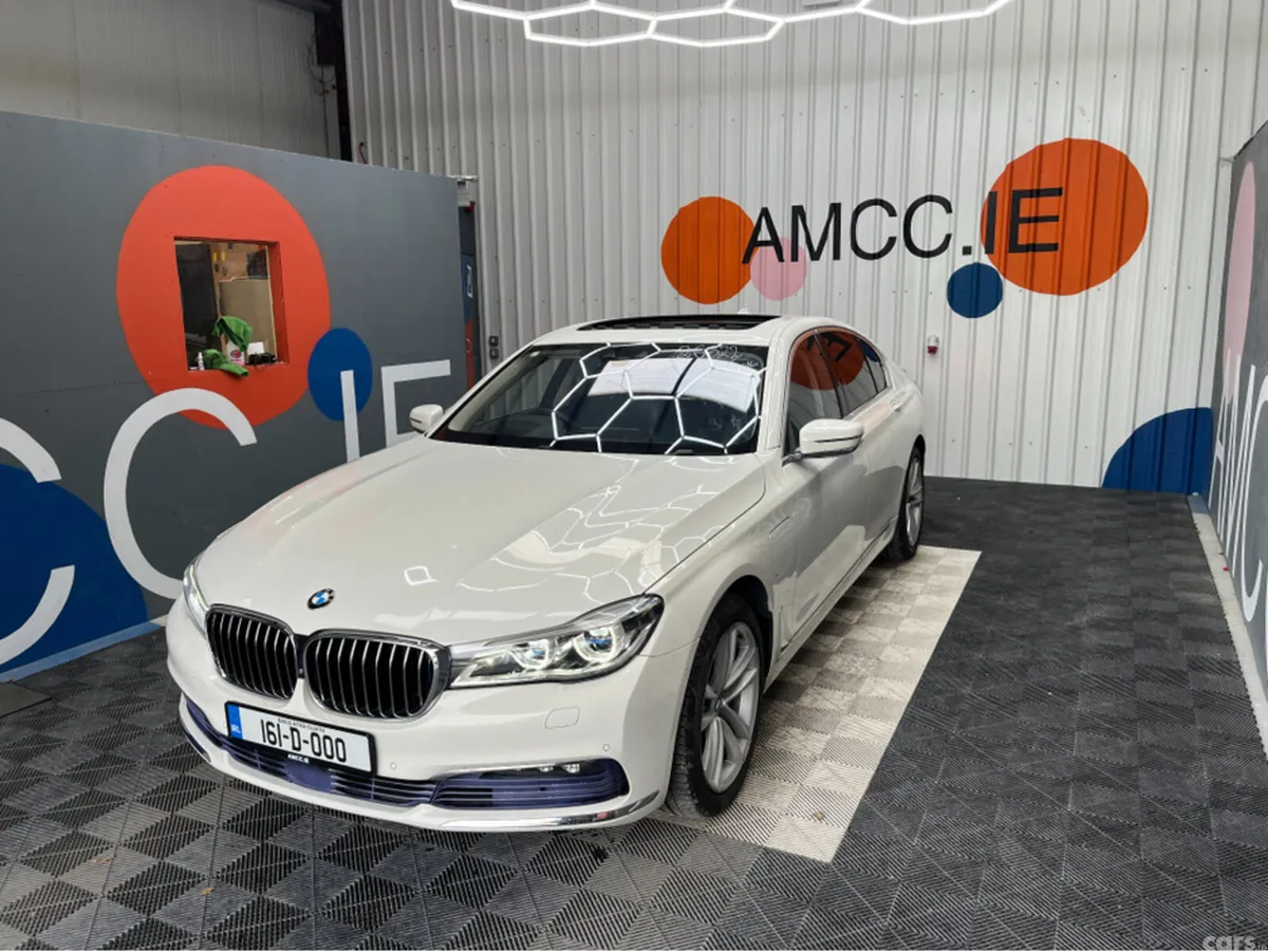 BMW 7-Series Saloon, Petrol Plug-in Hybrid, 2016, White