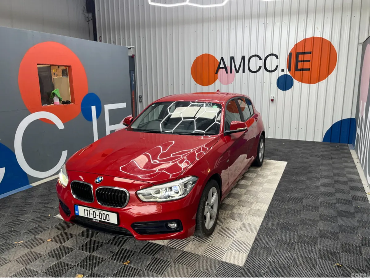 BMW 1-Series Hatchback, Diesel, 2017, Red