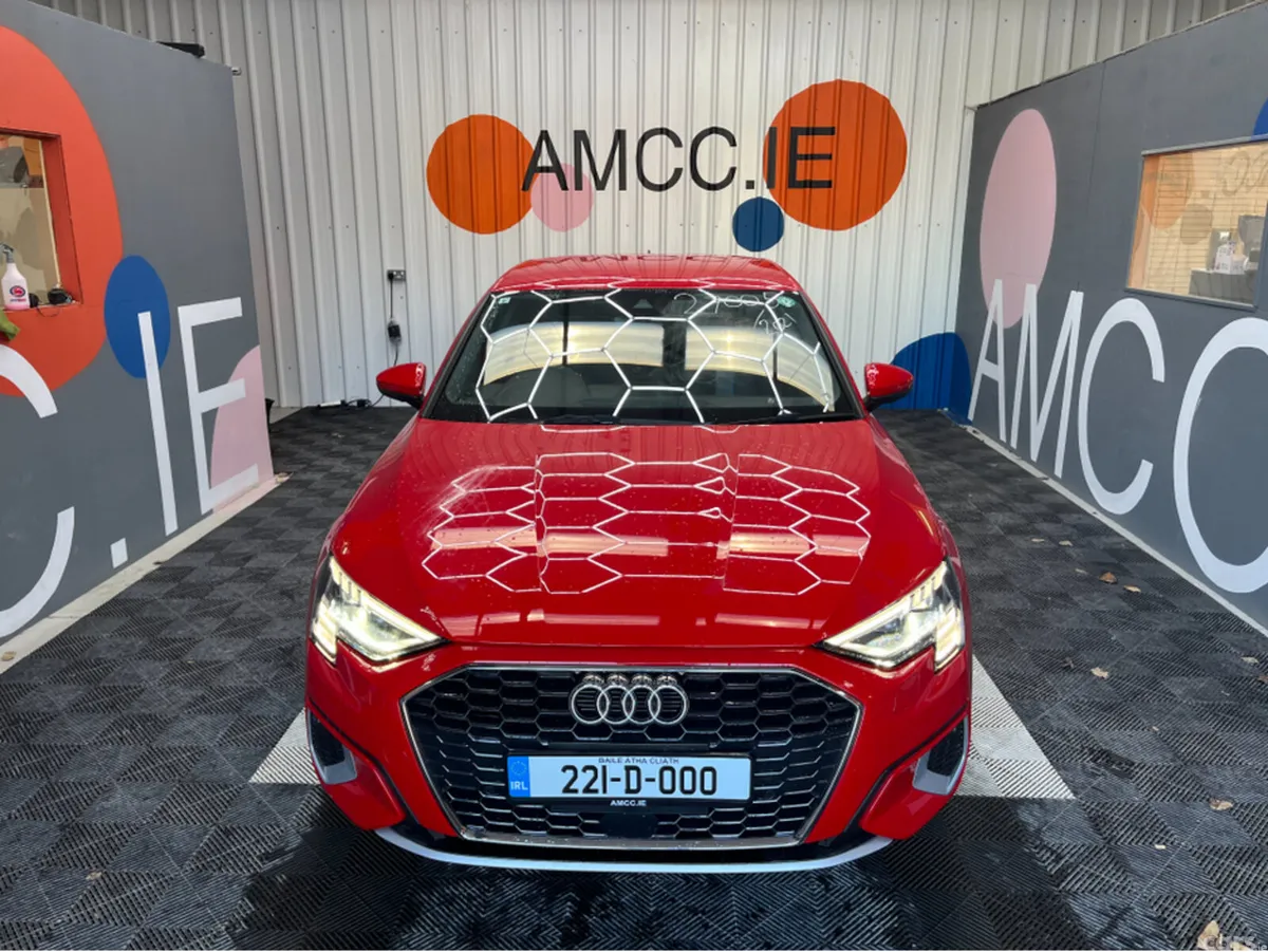 Audi A3 Saloon, Petrol, 2021, Red