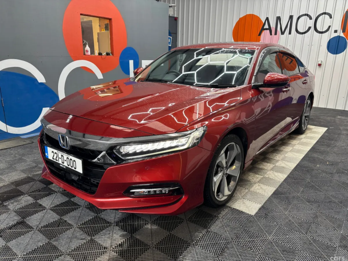Honda Accord Saloon, Petrol Hybrid, 2022, Red