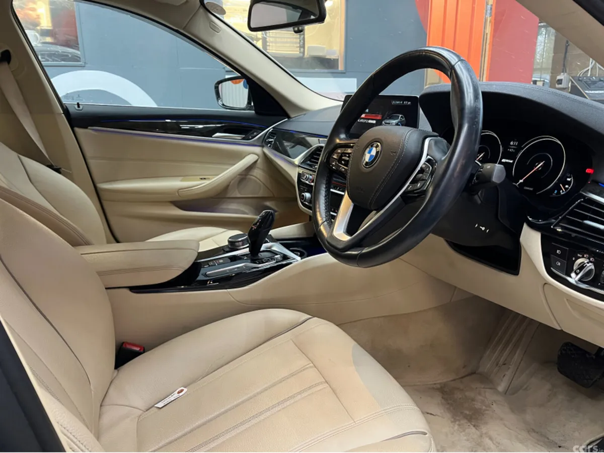 BMW 5-Series Saloon, Petrol Plug-in Hybrid, 2018, White