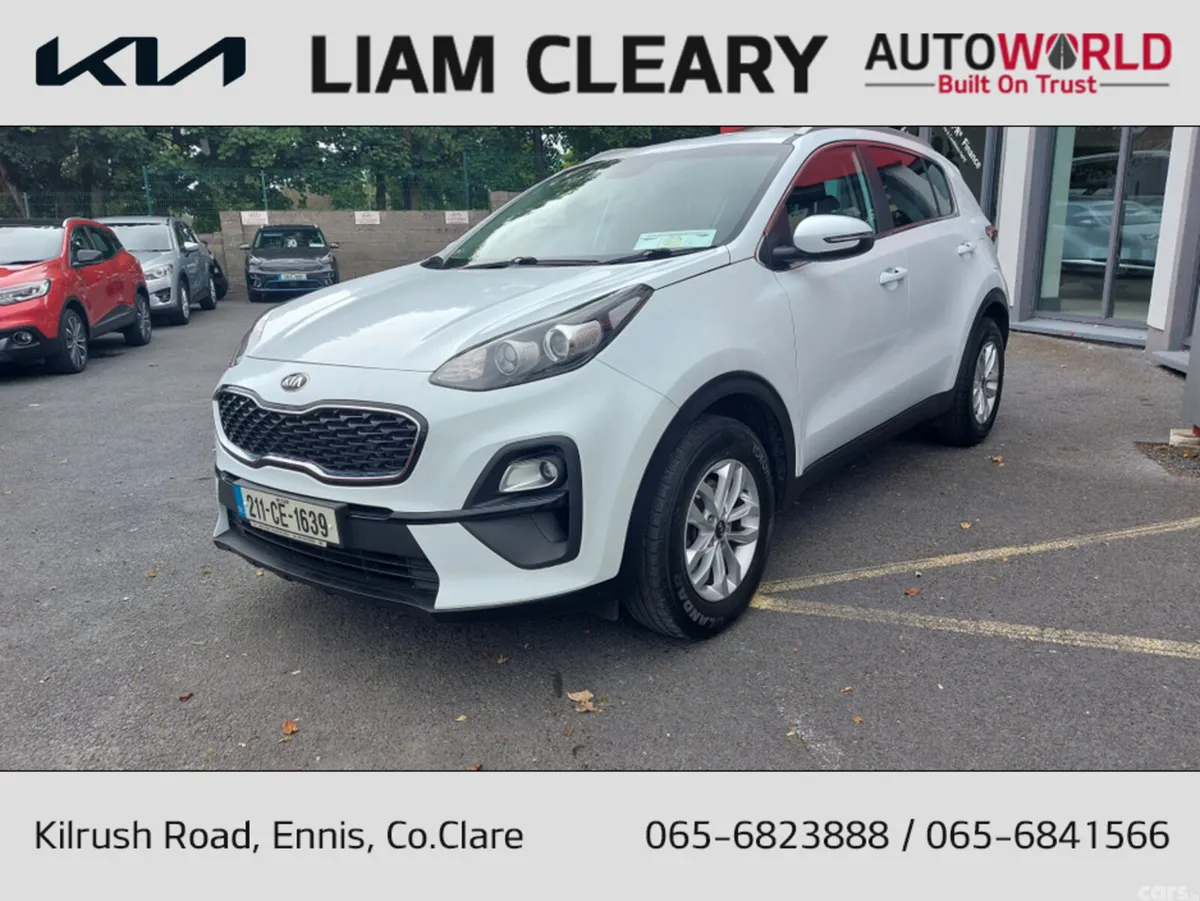 Kia Sportage MPV, Diesel Hybrid, 2021, White
