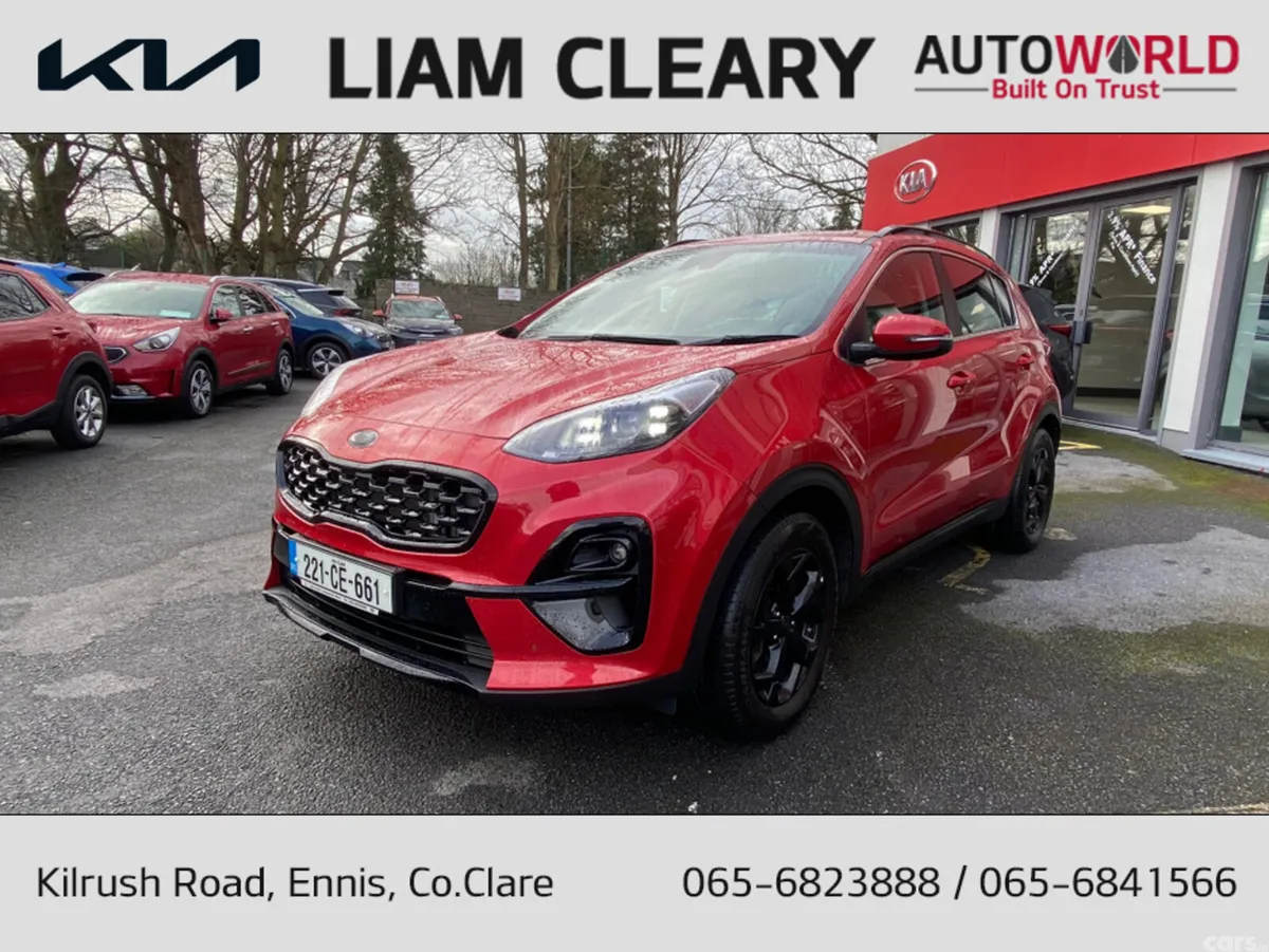 Kia Sportage MPV, Diesel Hybrid, 2022, Red
