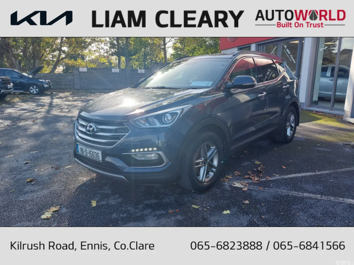 Hyundai Santa Fe SUV, Diesel, 2018, Blue