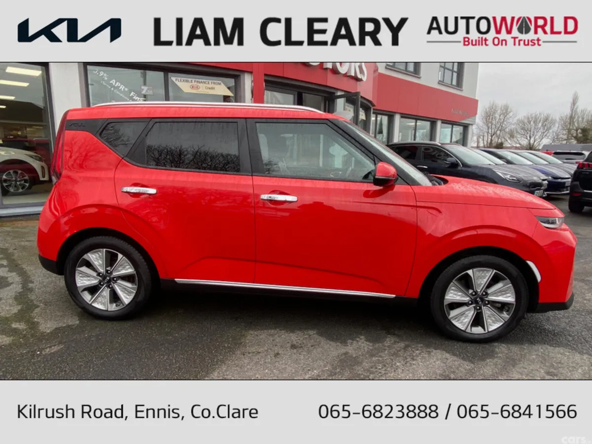 Kia Soul Hatchback, Electric, 2021, Red
