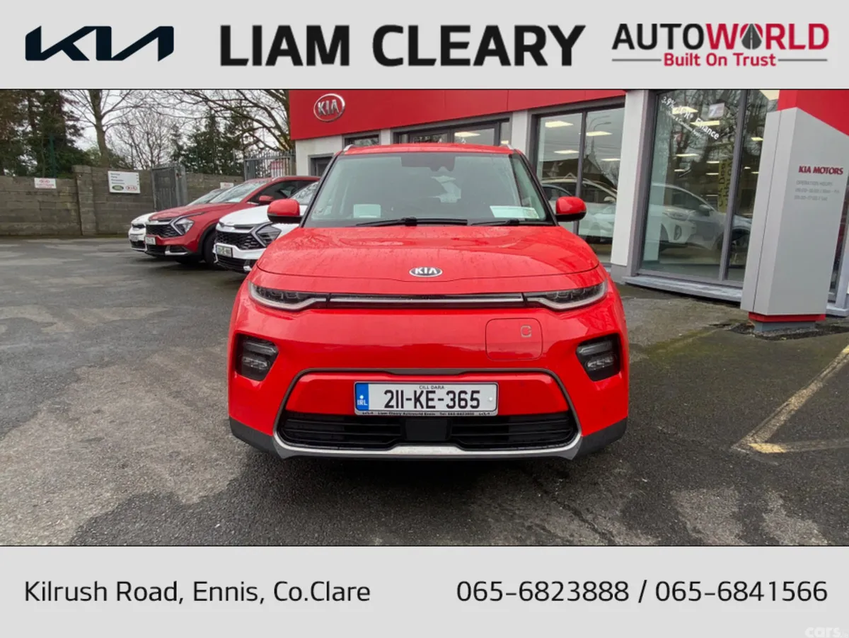 Kia Soul Hatchback, Electric, 2021, Red