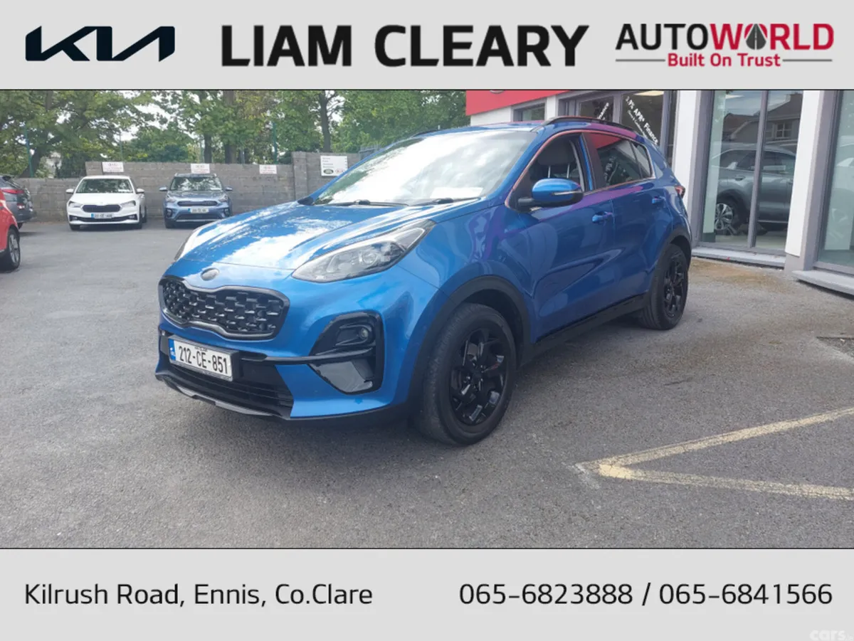 Kia Sportage MPV, Diesel Hybrid, 2021, Blue