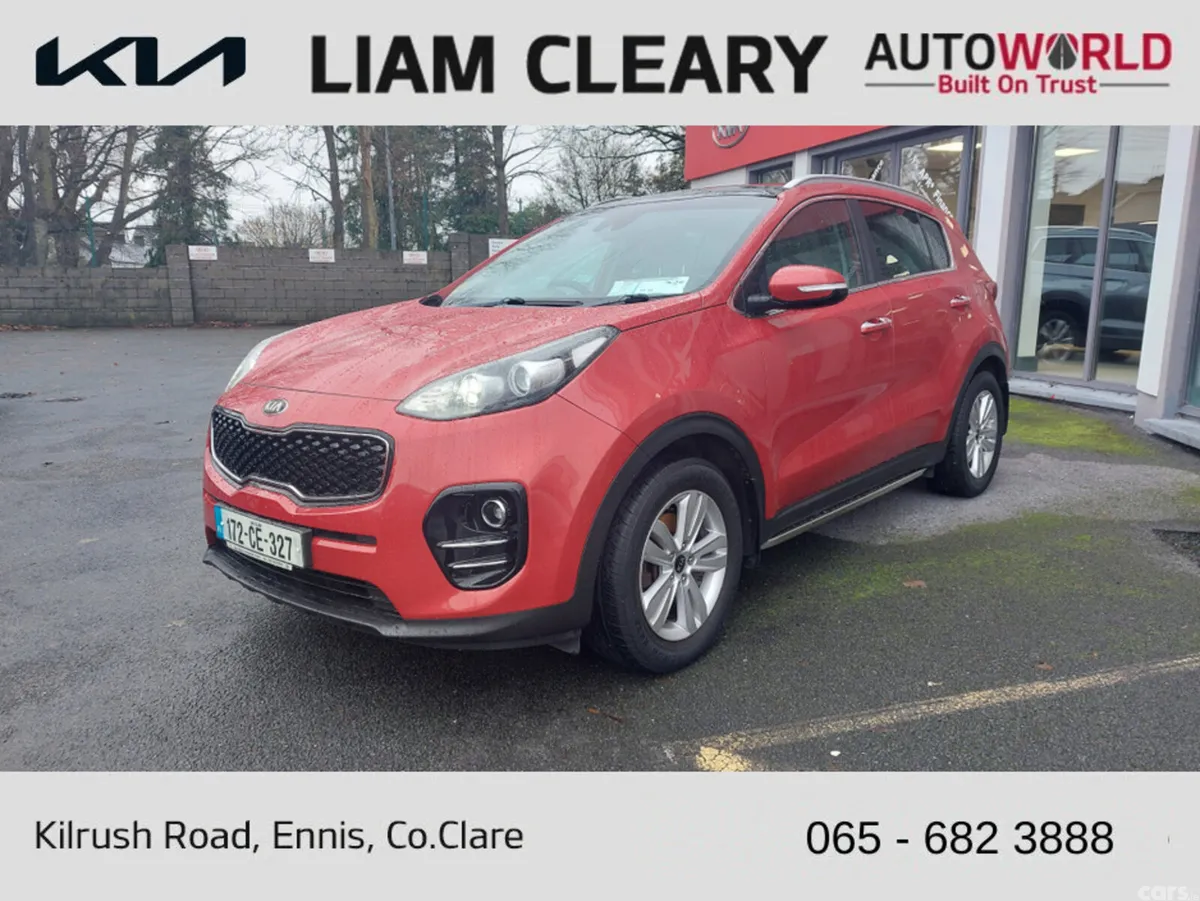 Kia Sportage MPV, Diesel, 2017, Red
