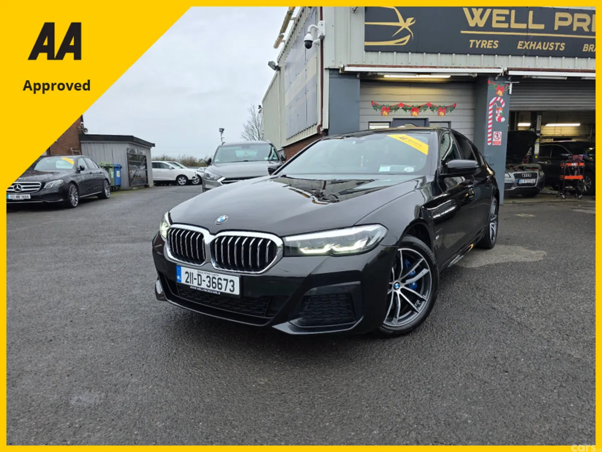 BMW 5-Series Saloon, Petrol Plug-in Hybrid, 2021, Black