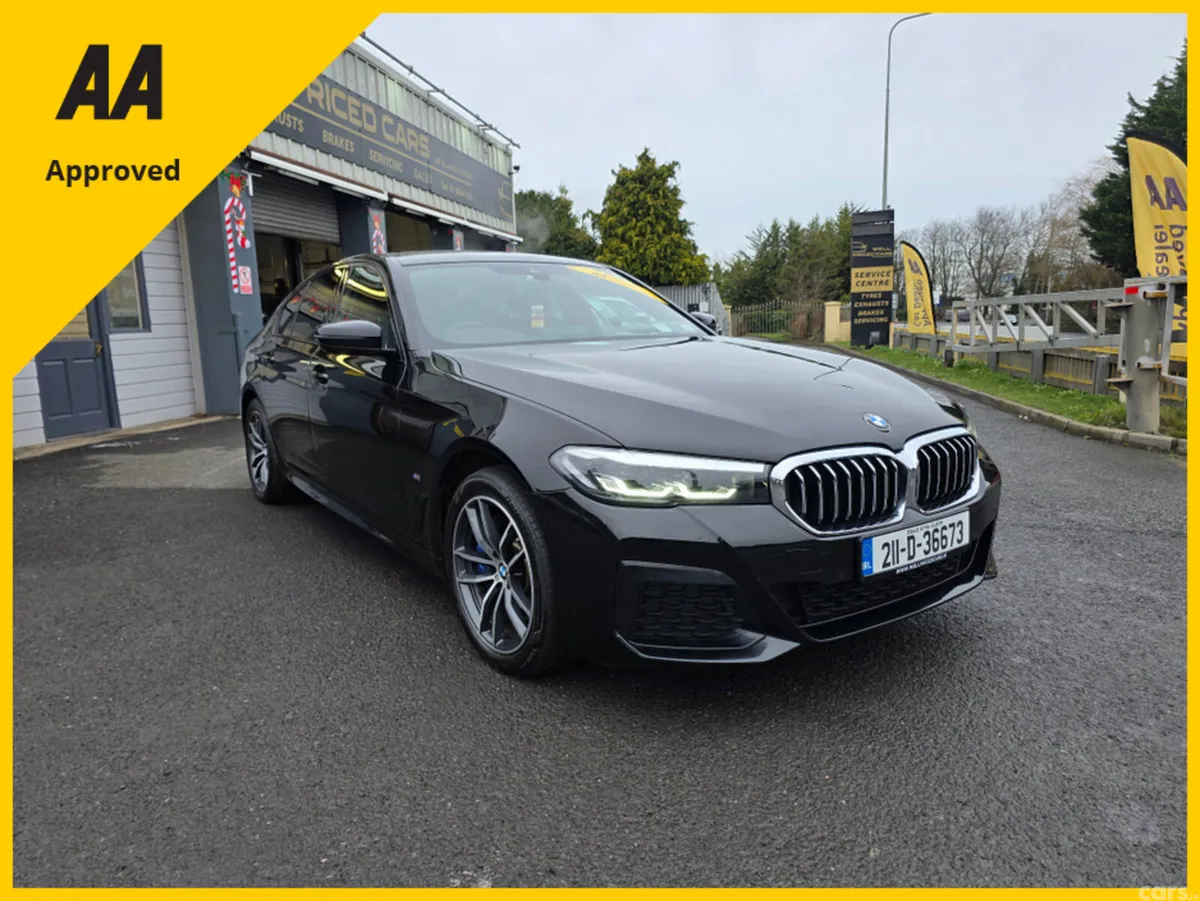 BMW 5-Series Saloon, Petrol Plug-in Hybrid, 2021, Black