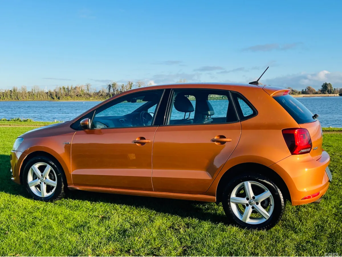 Volkswagen Polo Hatchback, Petrol, 2017, Orange