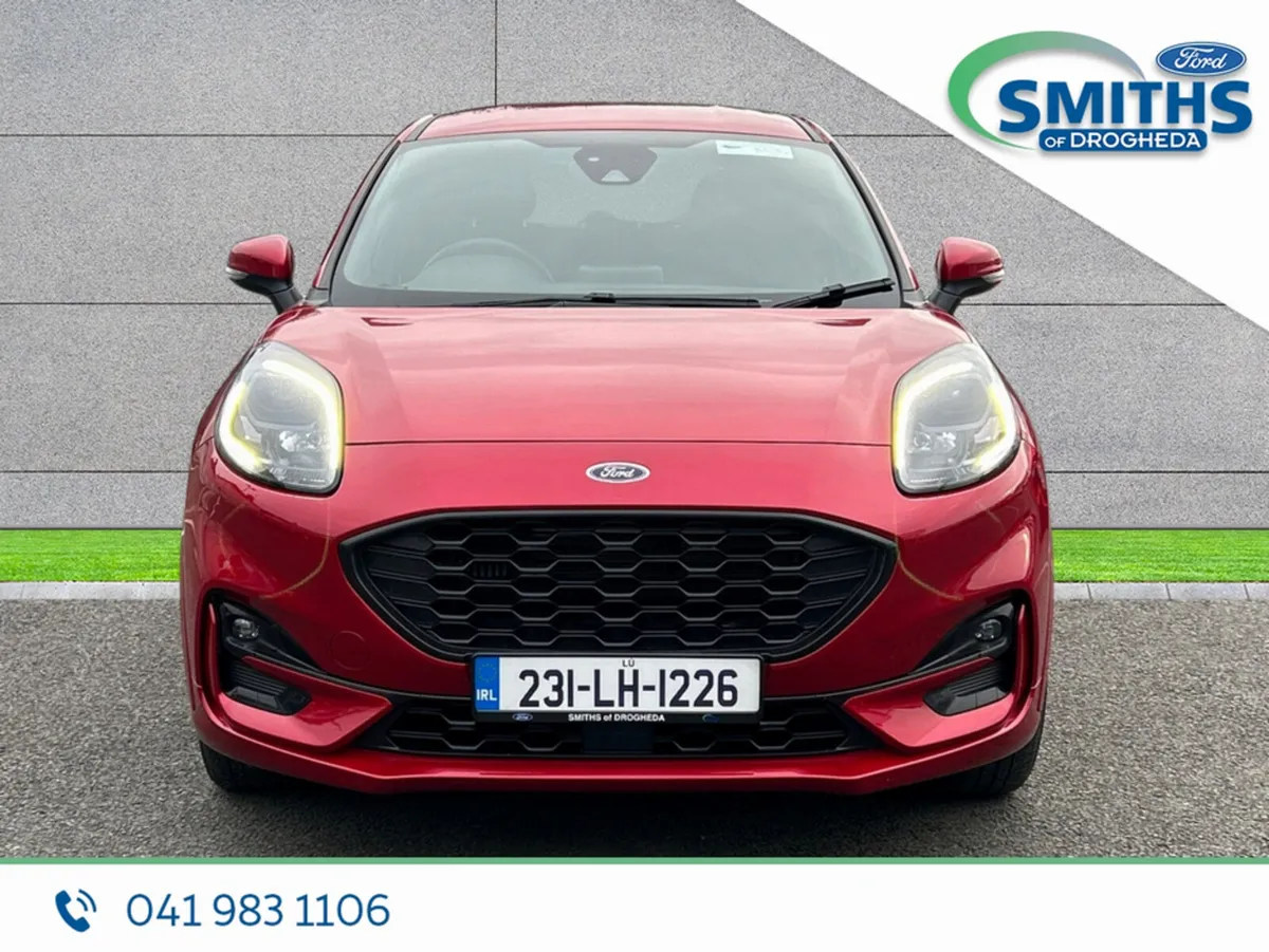 Ford Puma MPV, Petrol Hybrid, 2023, Red