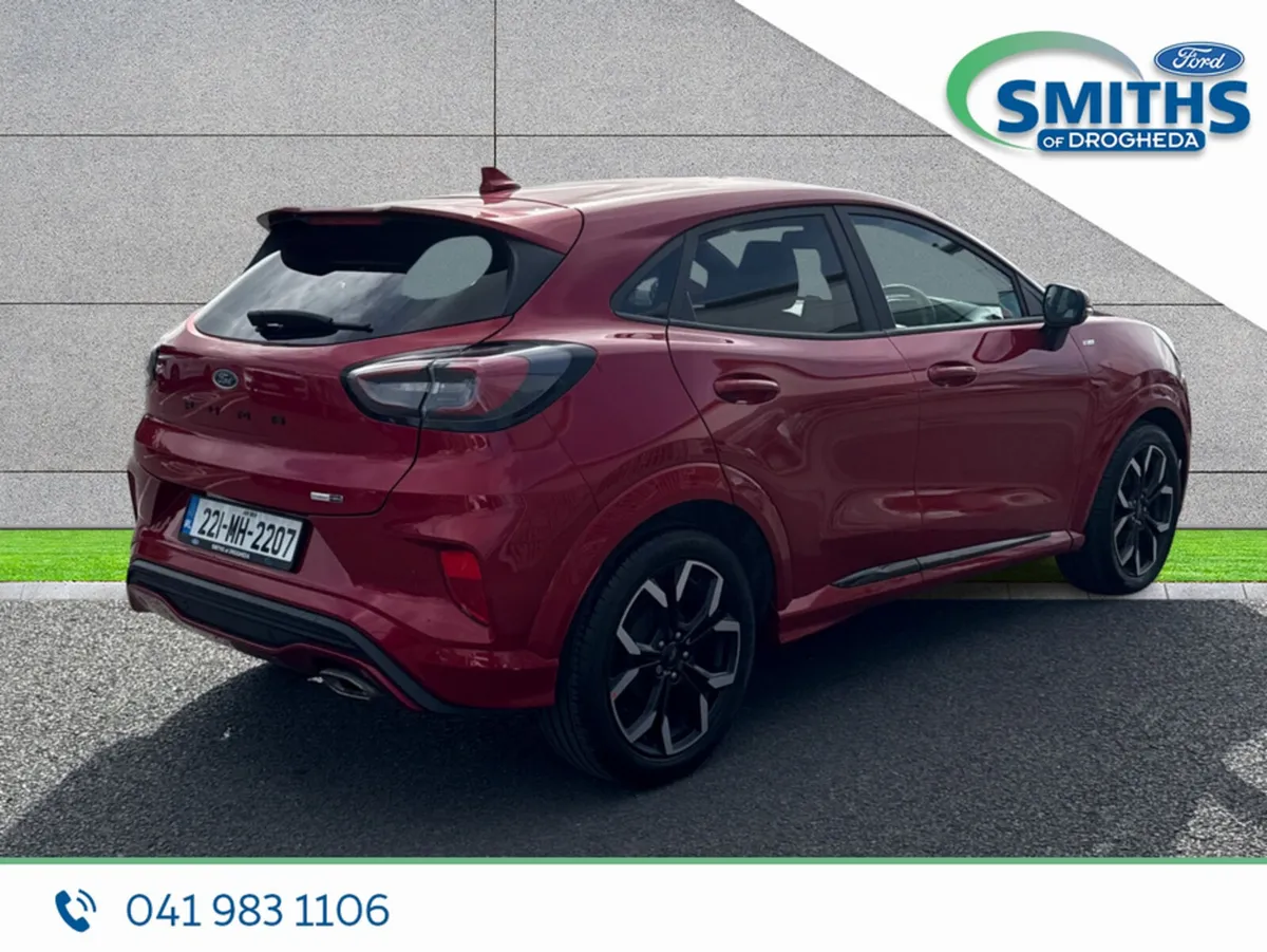 Ford Puma MPV, Petrol Hybrid, 2022, Red
