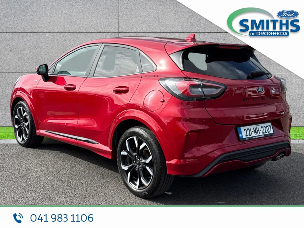 Ford Puma MPV, Petrol Hybrid, 2022, Red