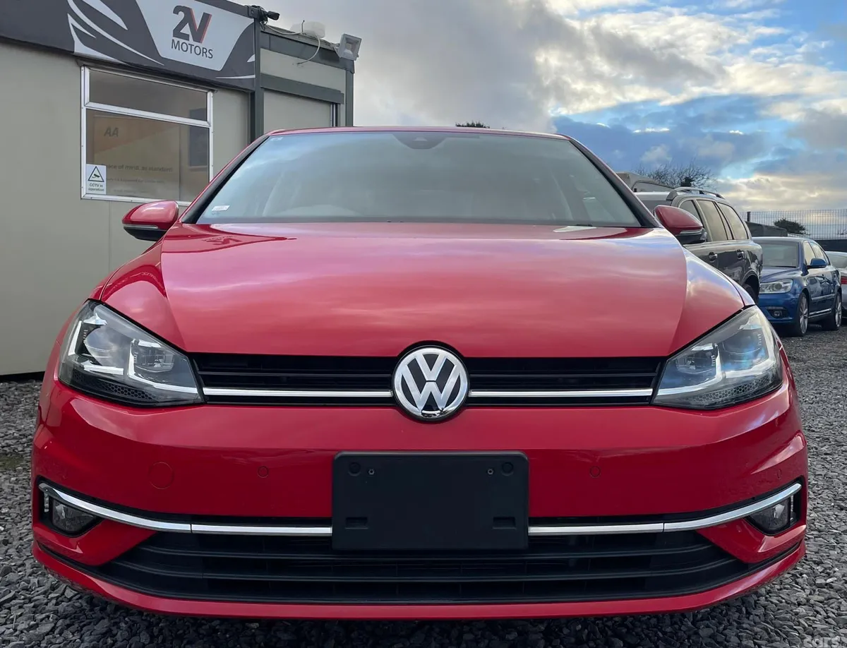 Volkswagen Golf Hatchback, Petrol, 2019, Red