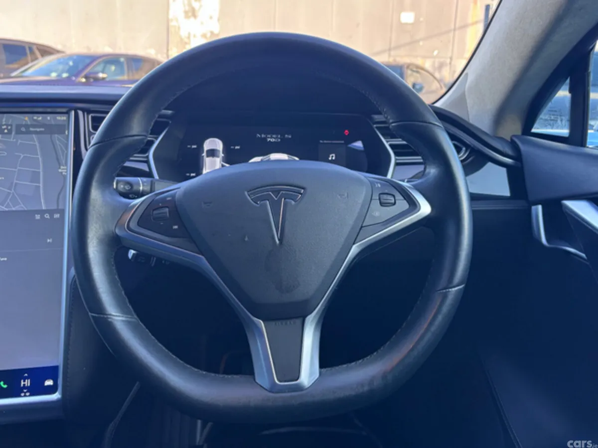 Tesla Model S Hatchback, Electric, 2016, Silver
