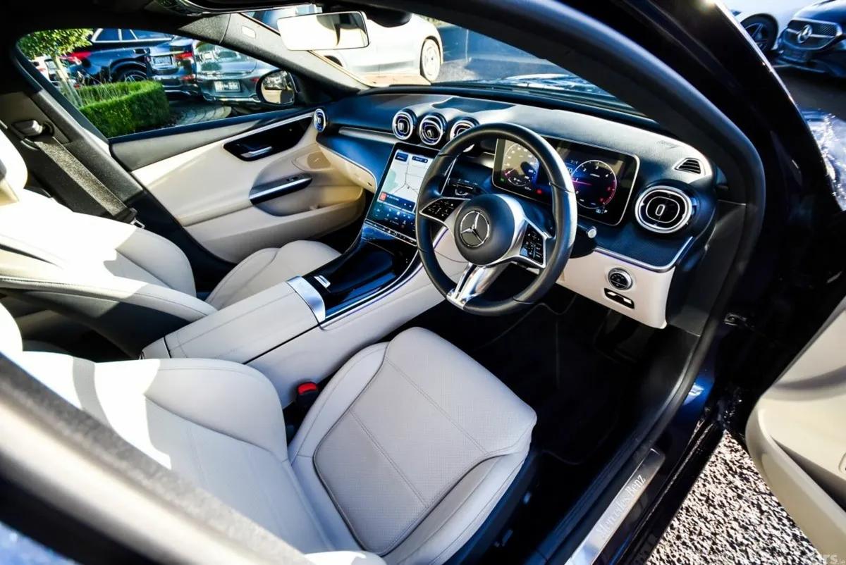 Mercedes-Benz C-Class Saloon, Diesel Hybrid, 2023, Blue