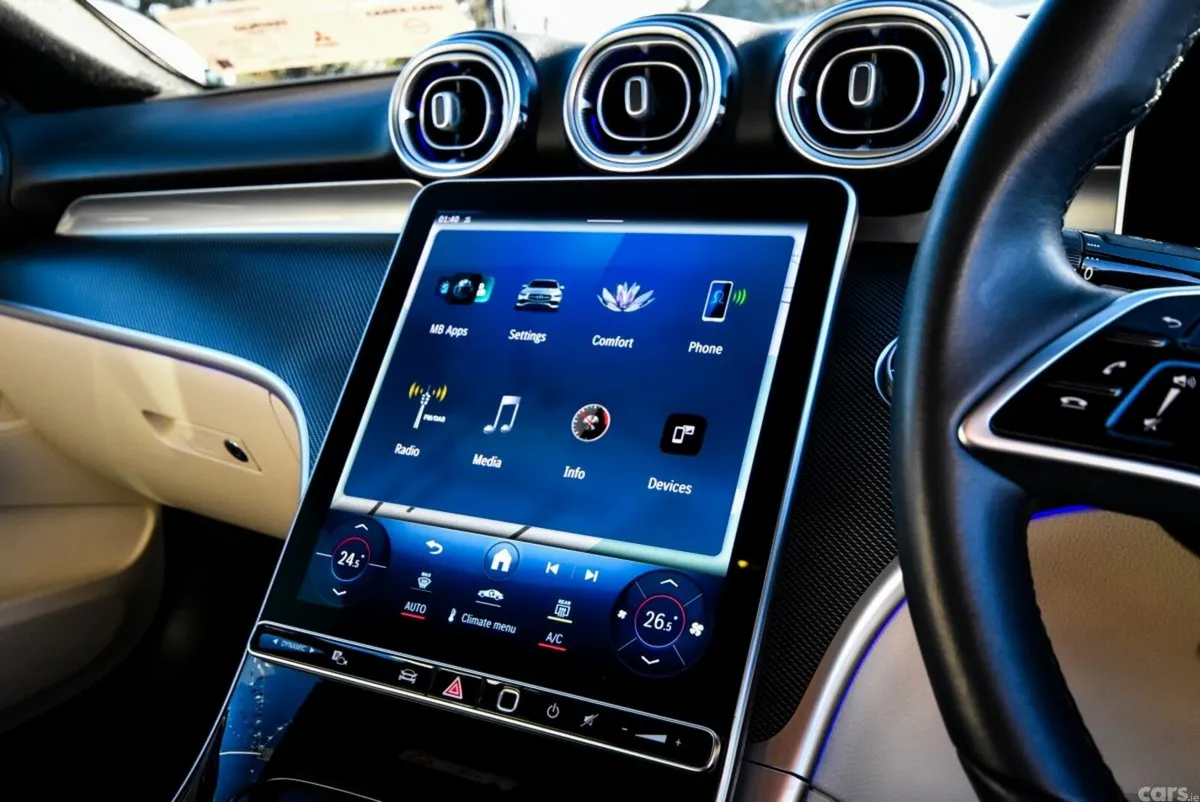 Mercedes-Benz C-Class Saloon, Diesel Hybrid, 2023, Blue
