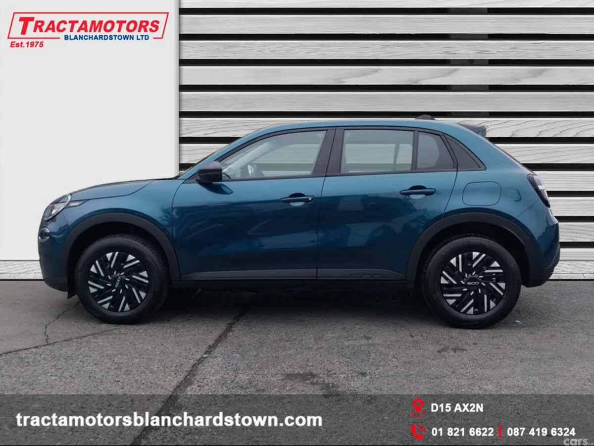 Fiat 600 Hatchback, Petrol Hybrid, 2026, Green