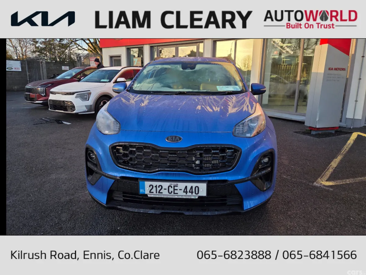 Kia Sportage MPV, Diesel Hybrid, 2021, Blue