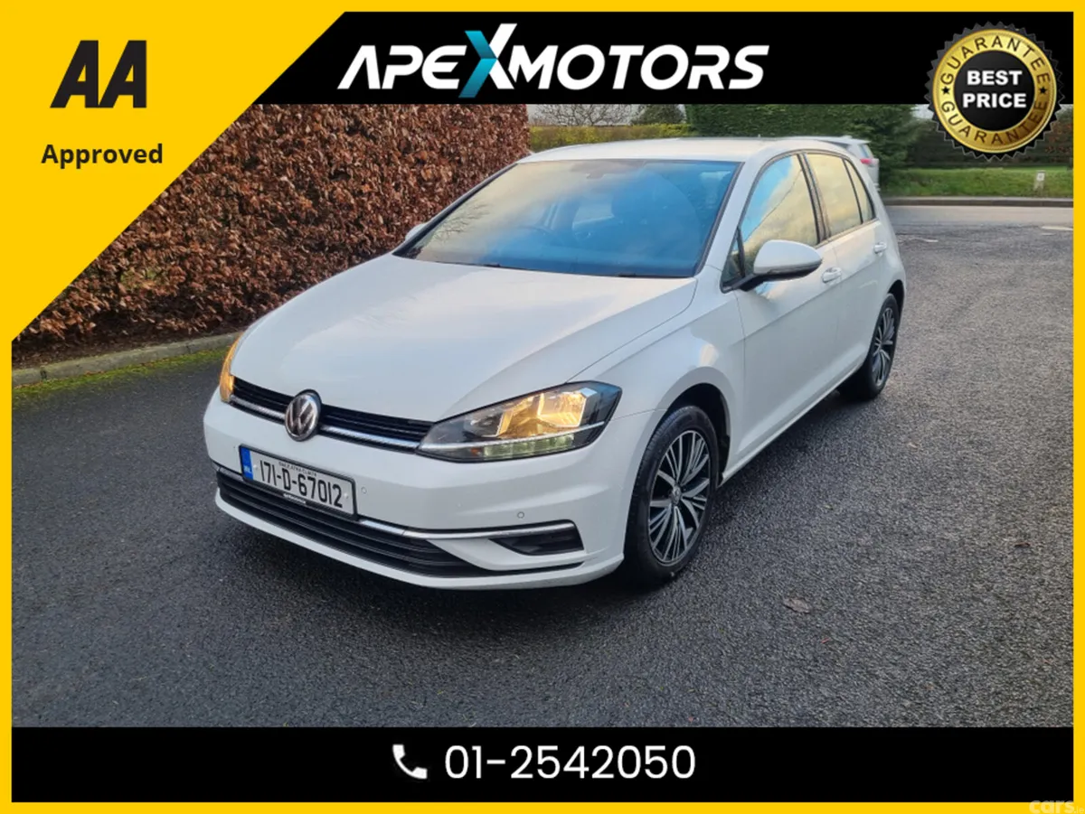 Volkswagen Golf Hatchback, Petrol, 2017, White