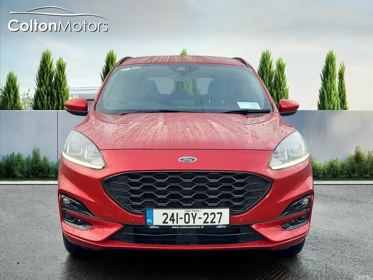 Ford Kuga SUV, Petrol Plug-in Hybrid, 2024, Red