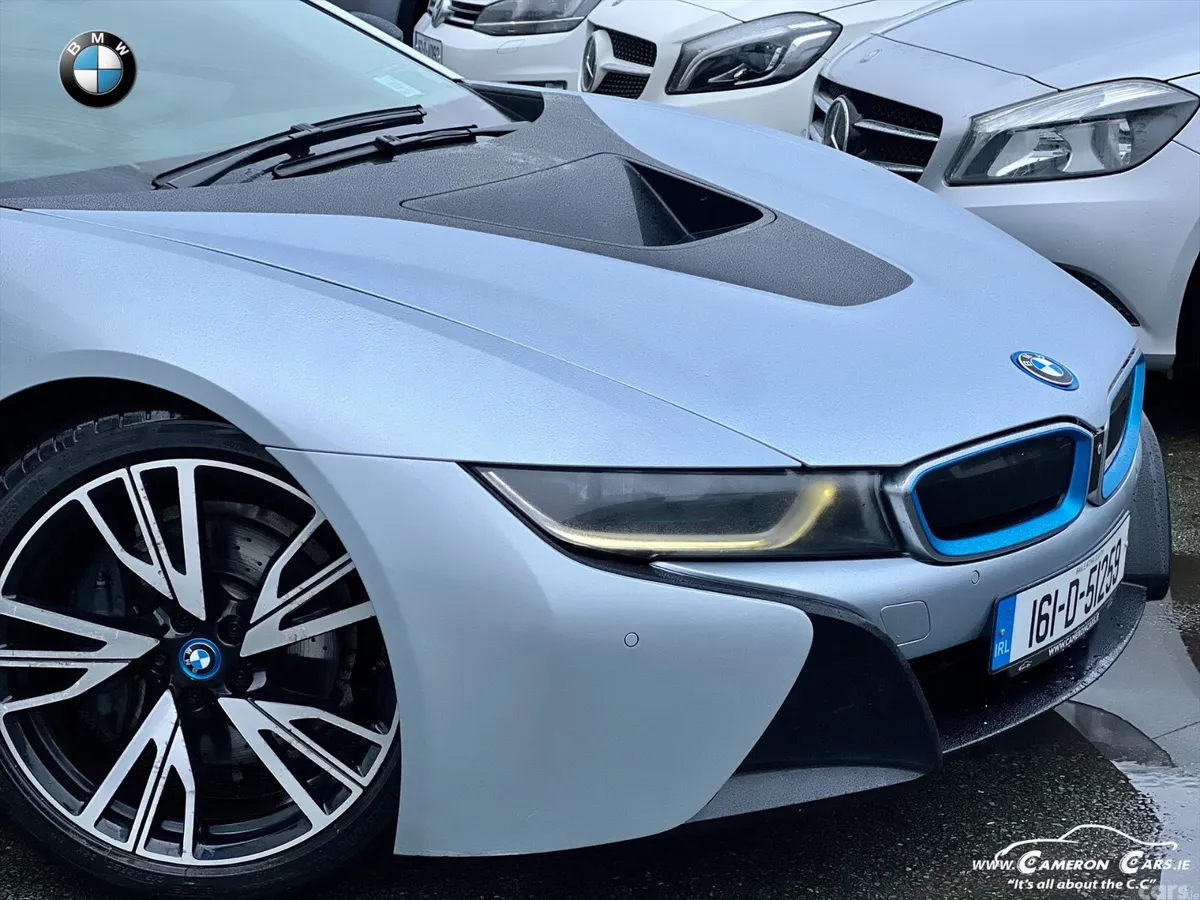 BMW i8 Coupe, Petrol Plug-in Hybrid, 2016, Silver