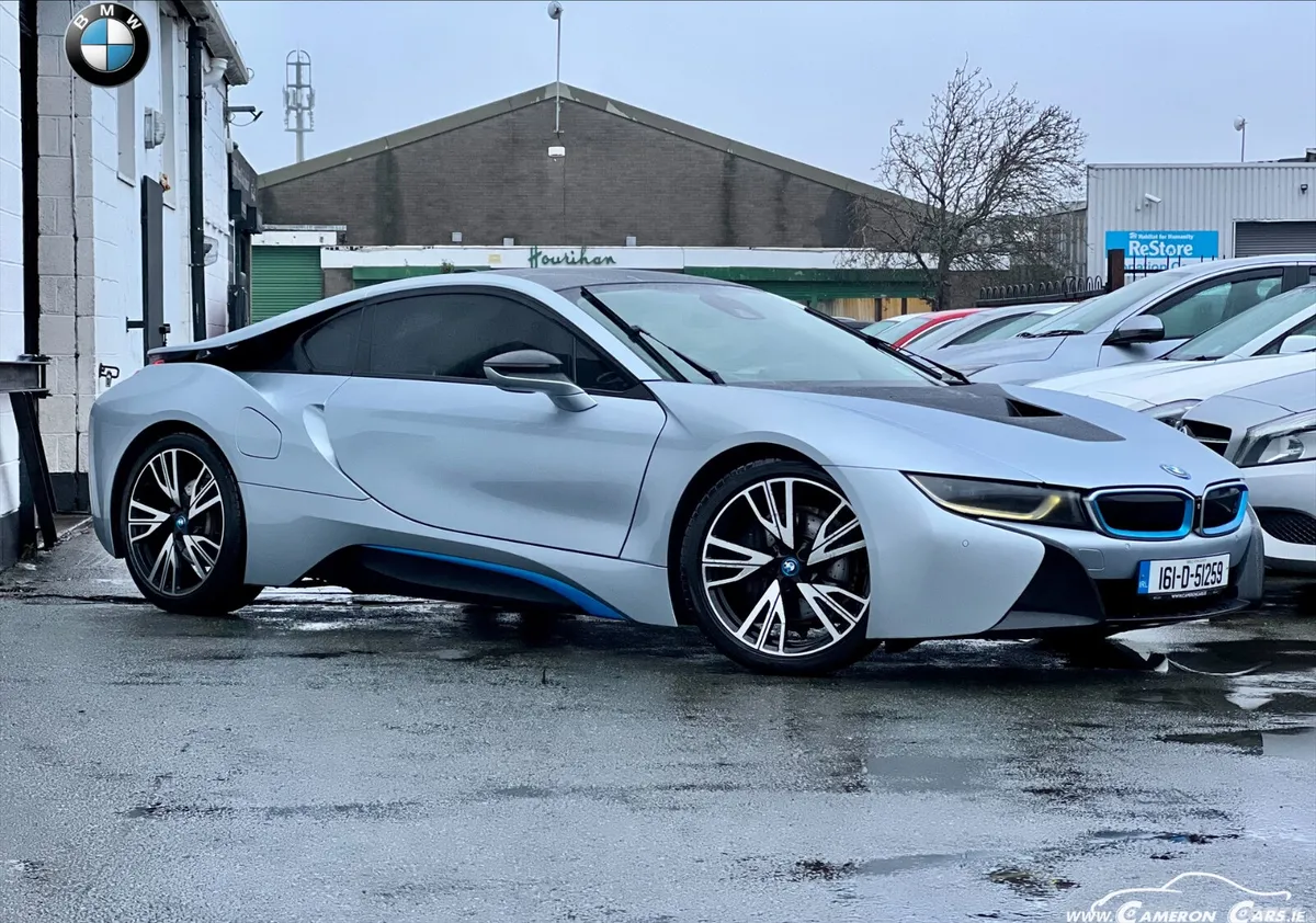 BMW i8 Coupe, Petrol Plug-in Hybrid, 2016, Silver