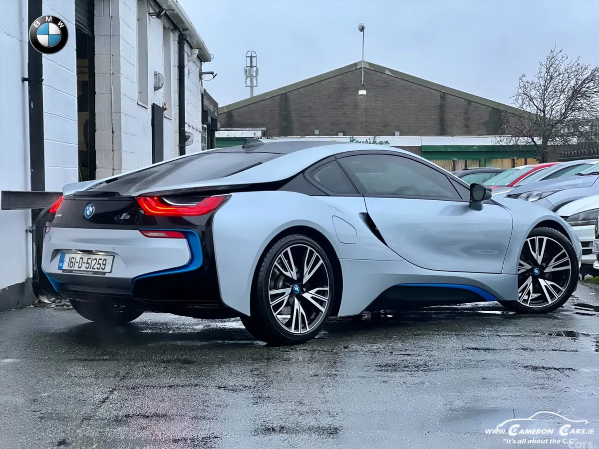 BMW i8 Coupe, Petrol Plug-in Hybrid, 2016, Silver