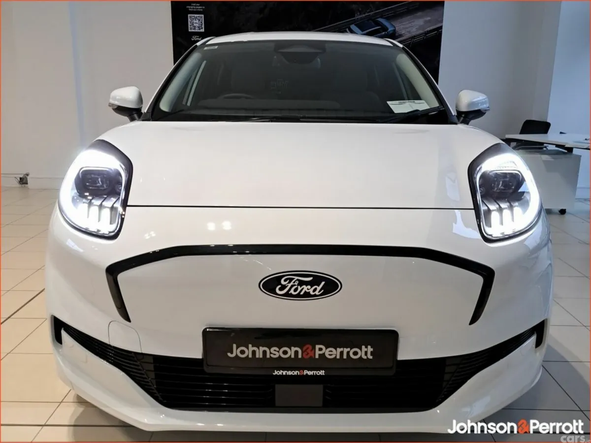 Ford Puma SUV, Electric, 2027, White