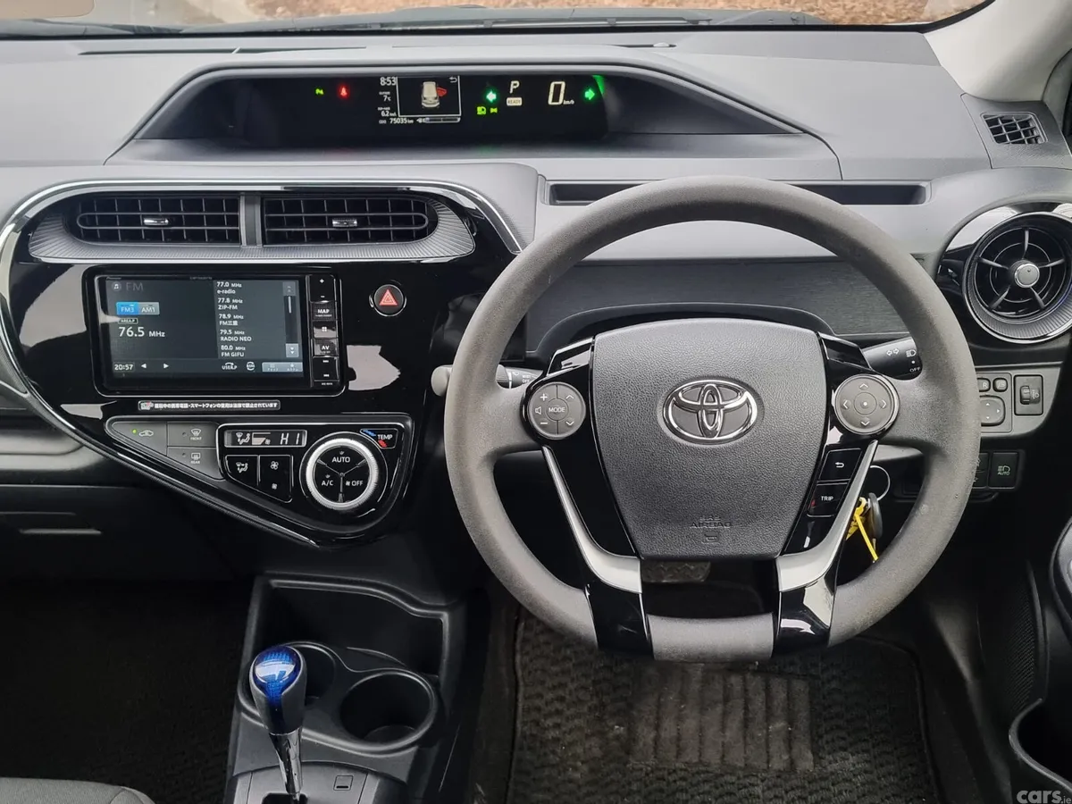 Toyota Aqua Hatchback, Petrol Hybrid, 2021, Silver