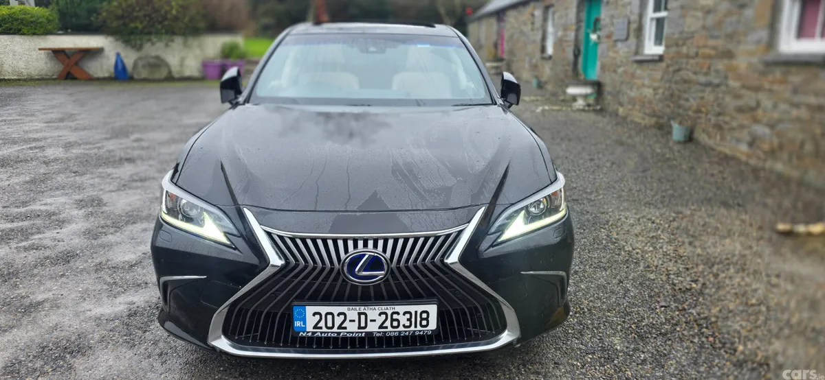 Lexus ES Saloon, Petrol Hybrid, 2020, Black