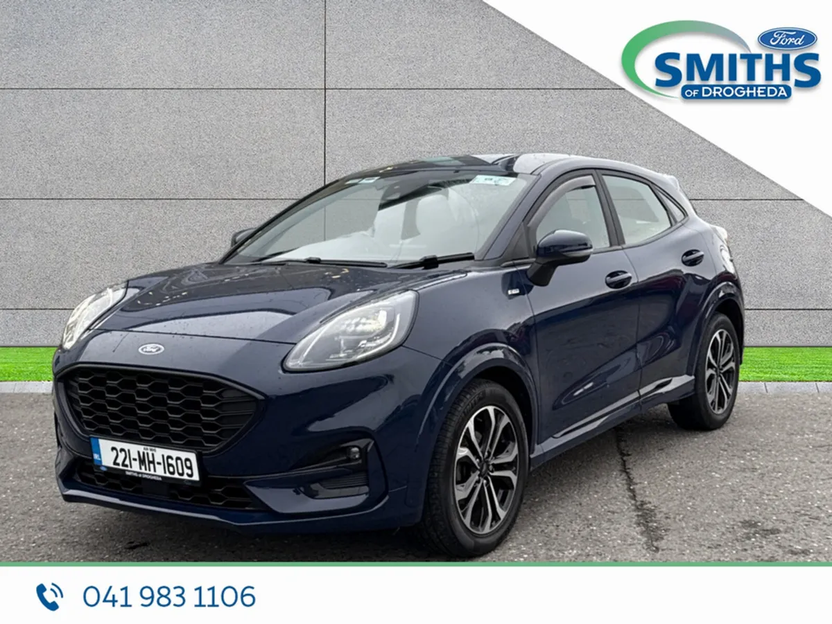 Ford Puma MPV, Petrol Hybrid, 2022, Blue