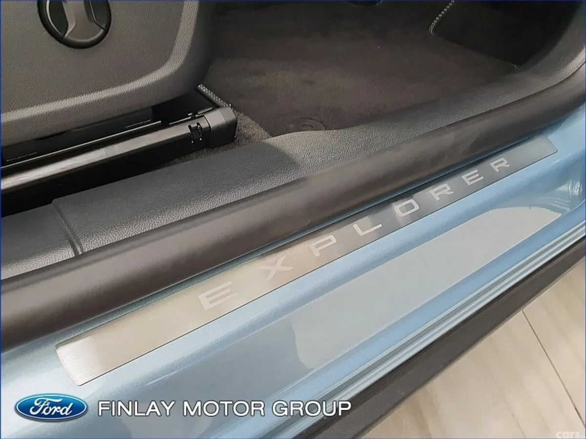 Ford Explorer SUV, Electric, 2027, Blue