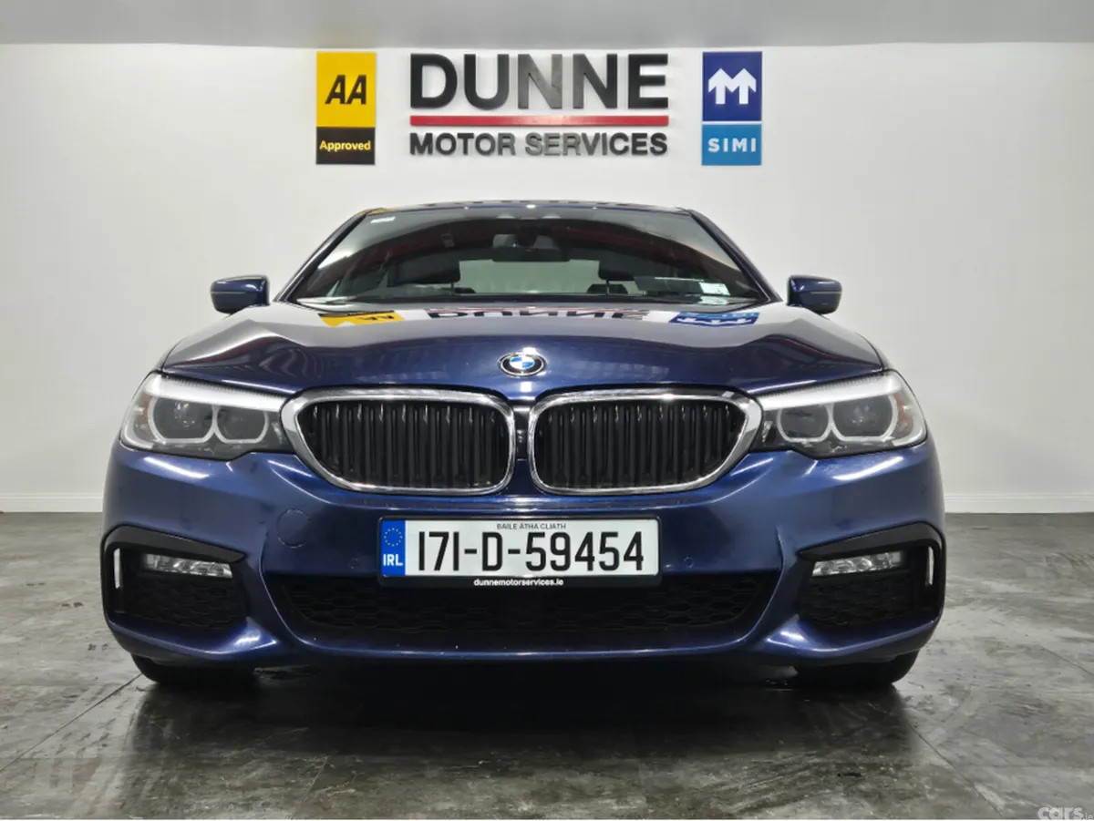 BMW 5-Series Saloon, Petrol Plug-in Hybrid, 2017, Blue