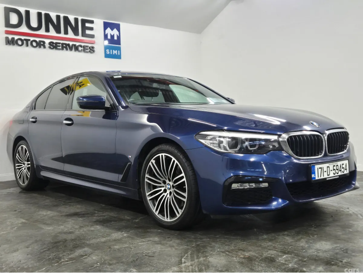BMW 5-Series Saloon, Petrol Plug-in Hybrid, 2017, Blue