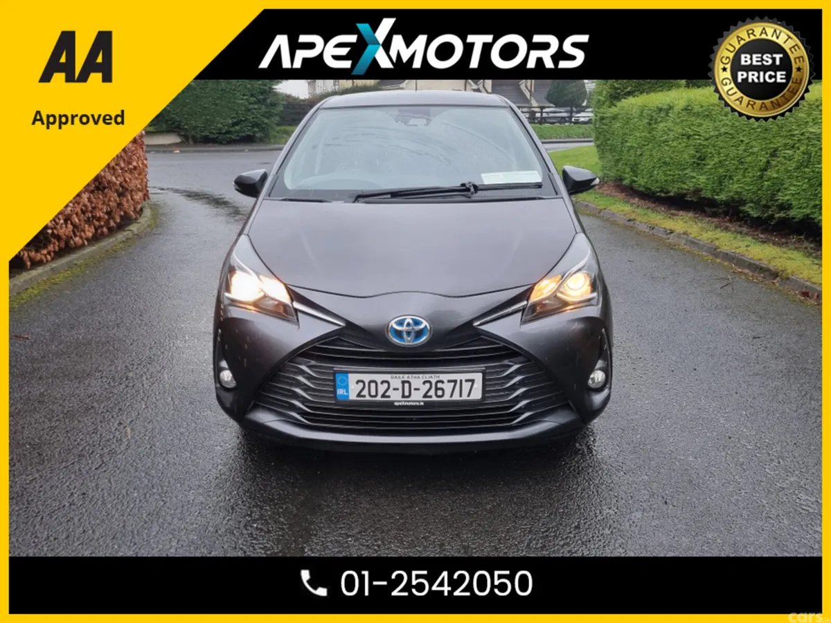 Toyota Yaris Hatchback, Petrol Hybrid, 2020, Grey