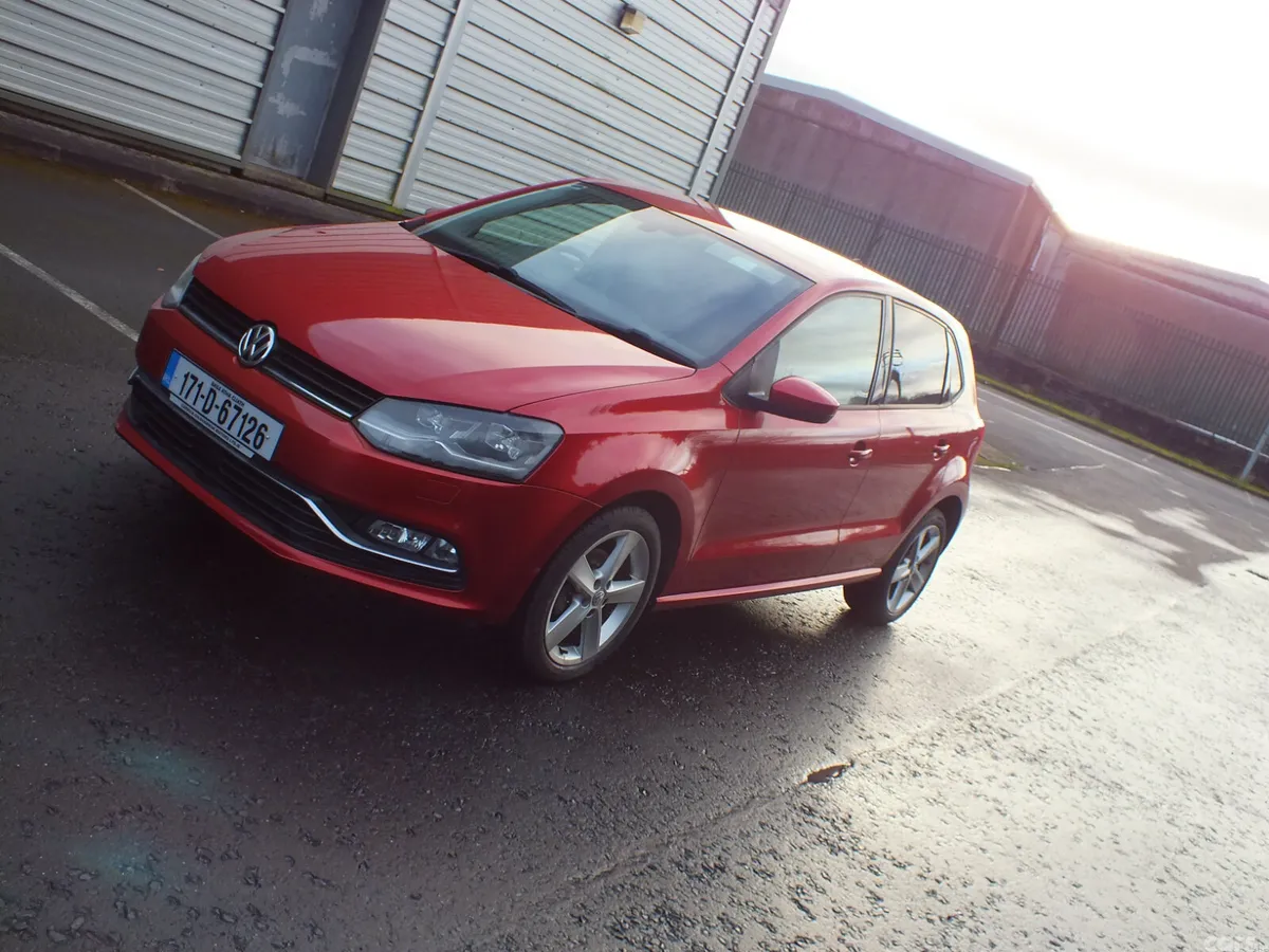 Volkswagen Polo Hatchback, Petrol, 2017, Red