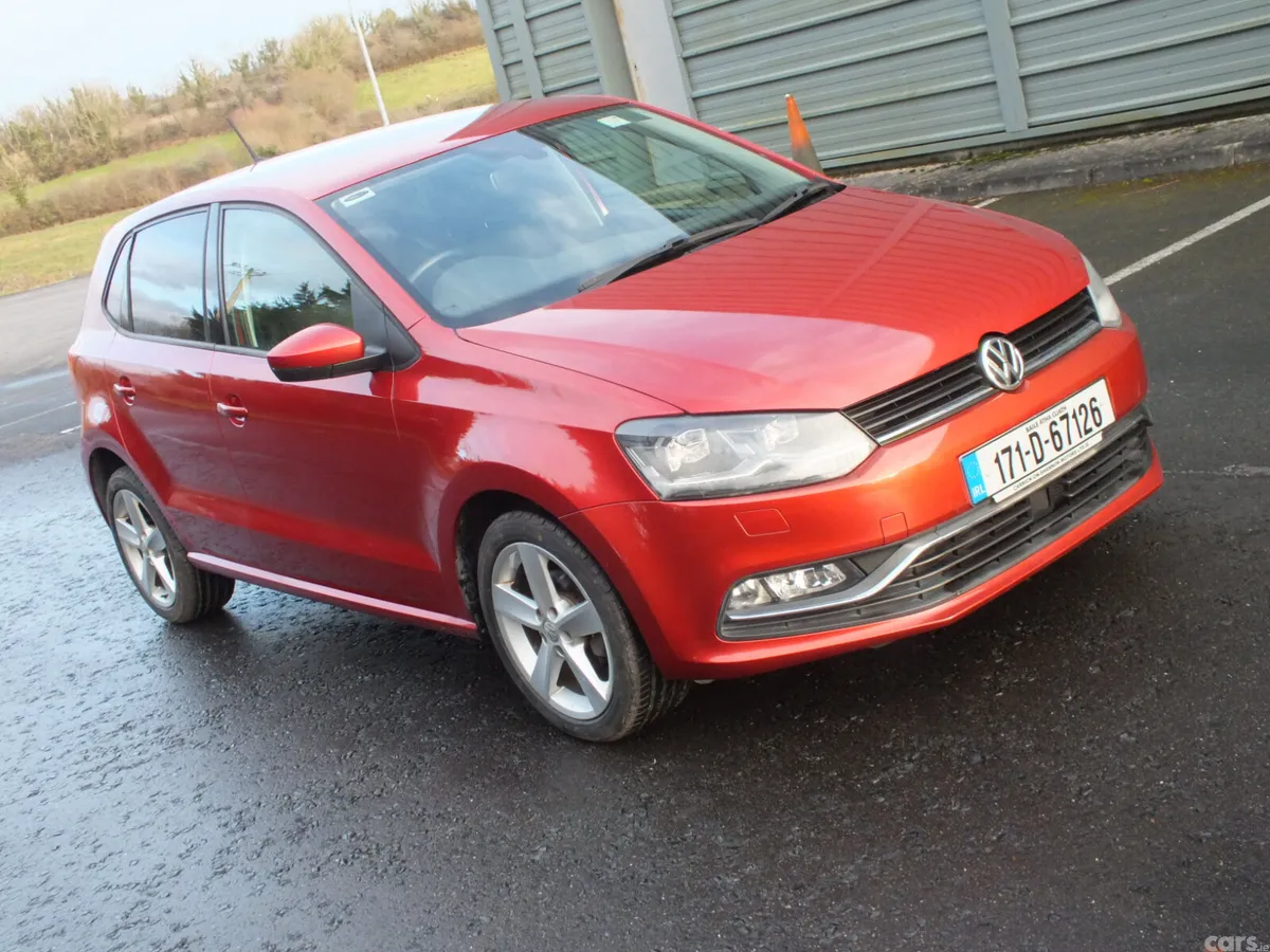 Volkswagen Polo Hatchback, Petrol, 2017, Red