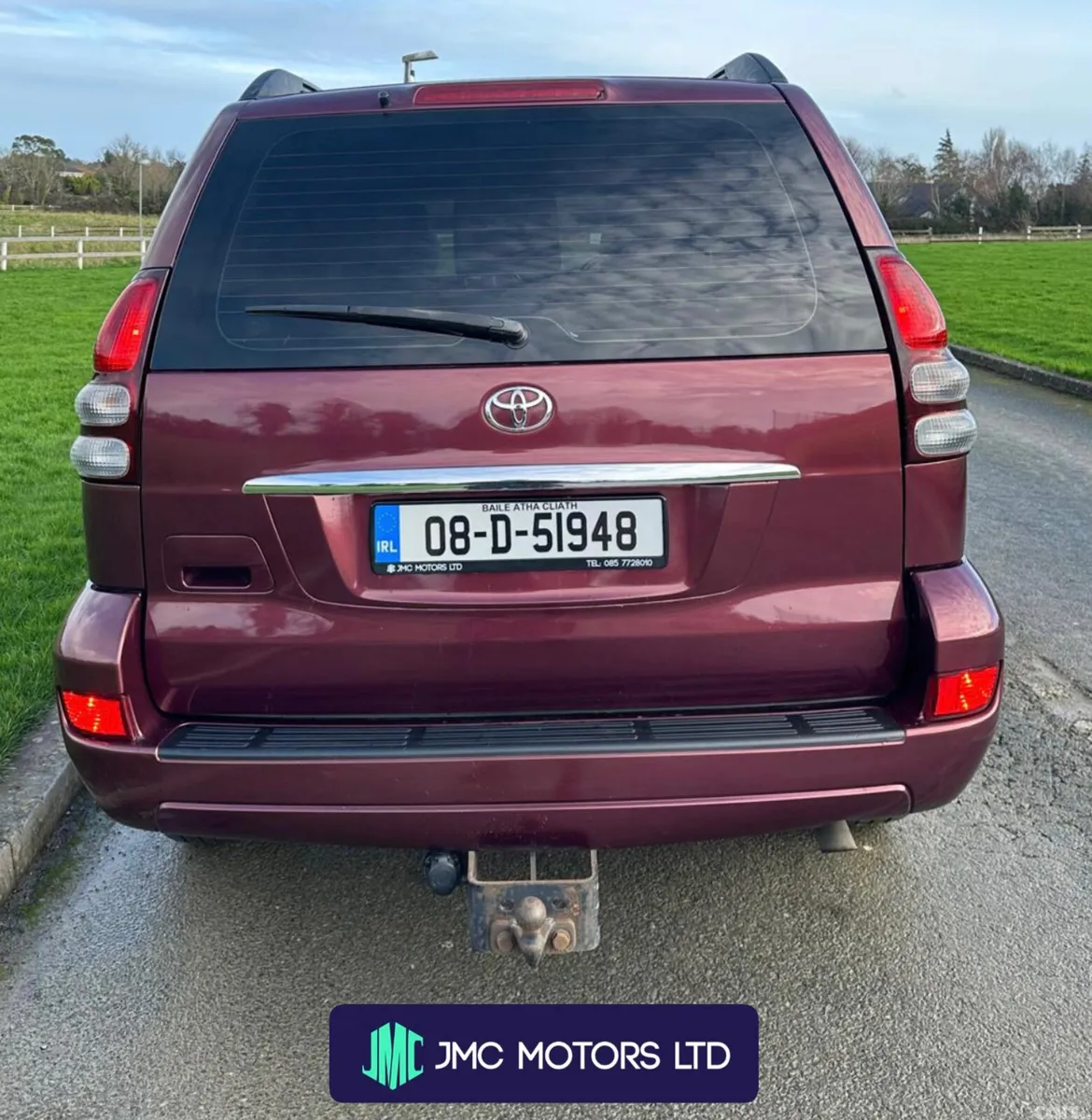 Toyota Land Cruiser SUV, Diesel, 2008, Red